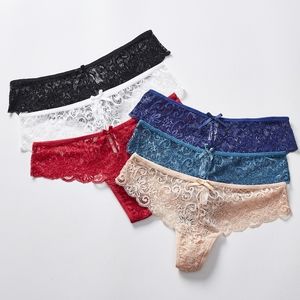 6 Women lace Thong Panties lingerie underwear